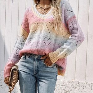 NWOT Ombré Cotton Candy Sweater